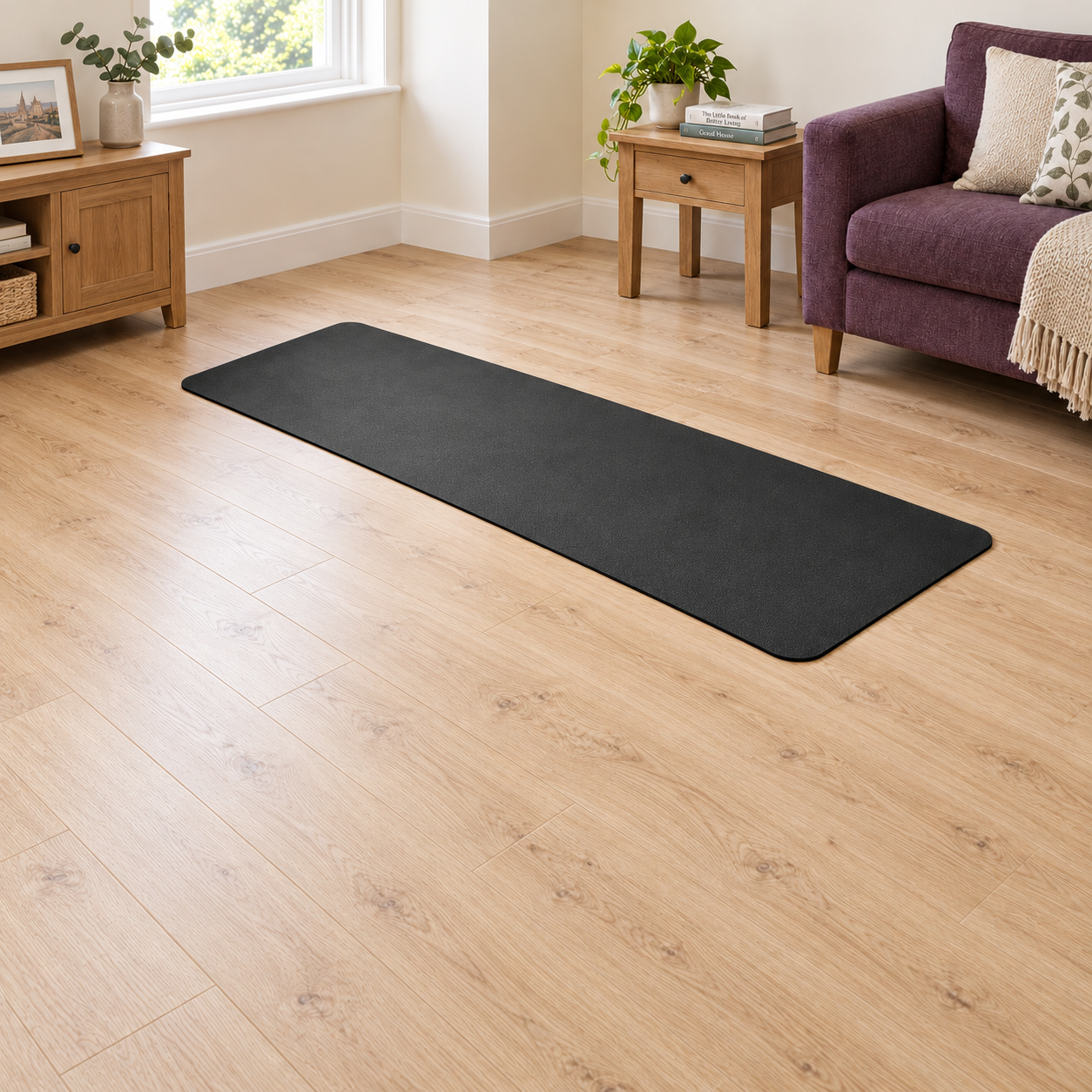 Yoga Mats in a home setting