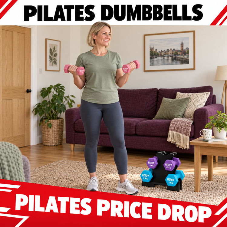 PILATES PRICE DROP lifestyle sale graphic