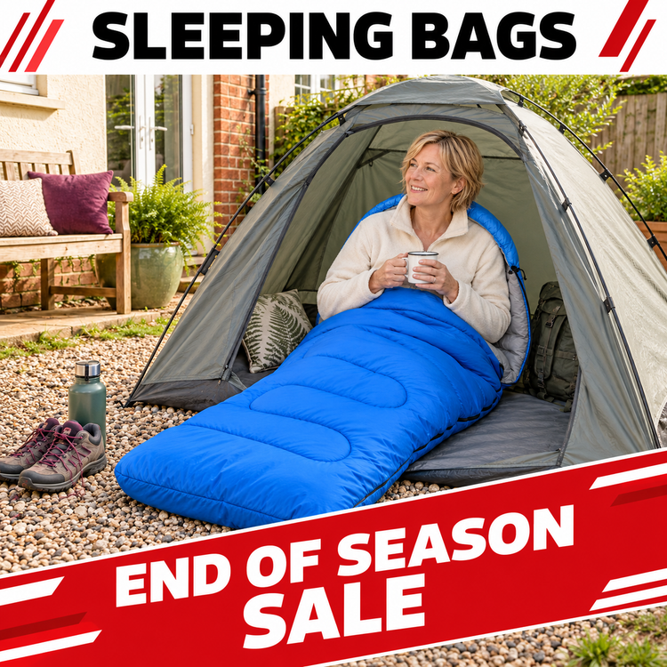 END-OF-SEASON CAMPOUT lifestyle sale graphic